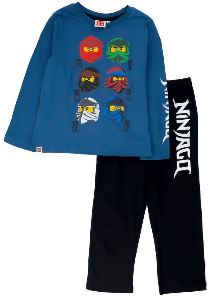LEGO® kidswear Pyjama LEGO langer Schlafanzug Jungen Pyjama 104 116 128 140 von LEGO® kidswear