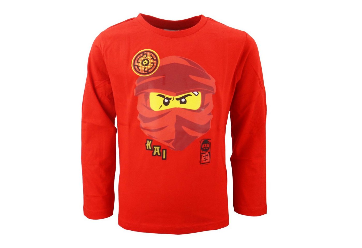 LEGO® Langarmshirt Ninjago Jay Jungen Kinder langarm Shirt Gr. 98 bis 128, 100% Baumwolle von LEGO®