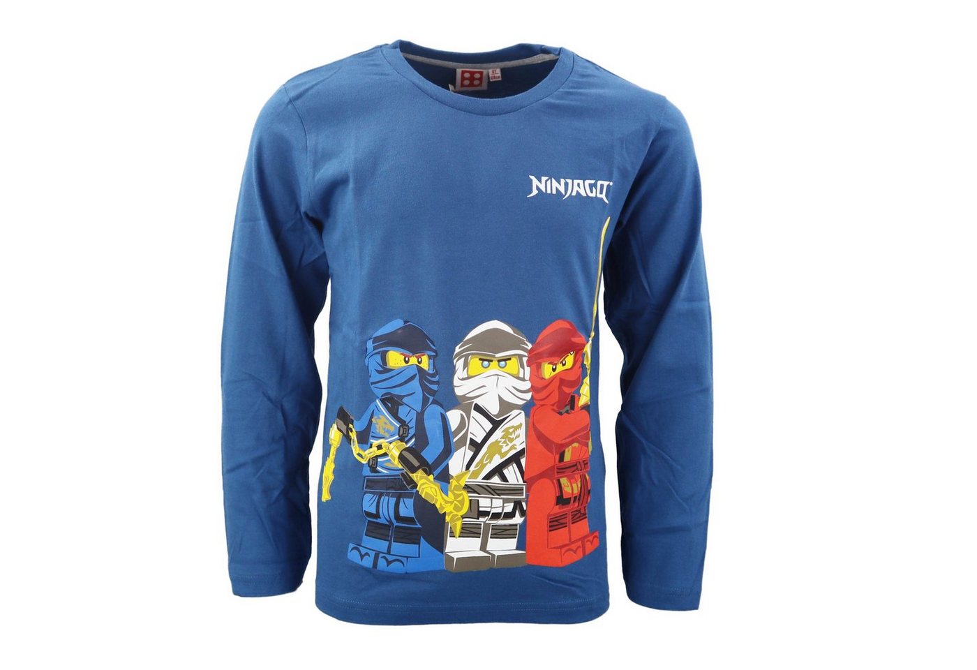 LEGO® Langarmshirt Ninjago Jungen Kinder langarm Shirt Gr. 98 bis 128, Baumwolle von LEGO®