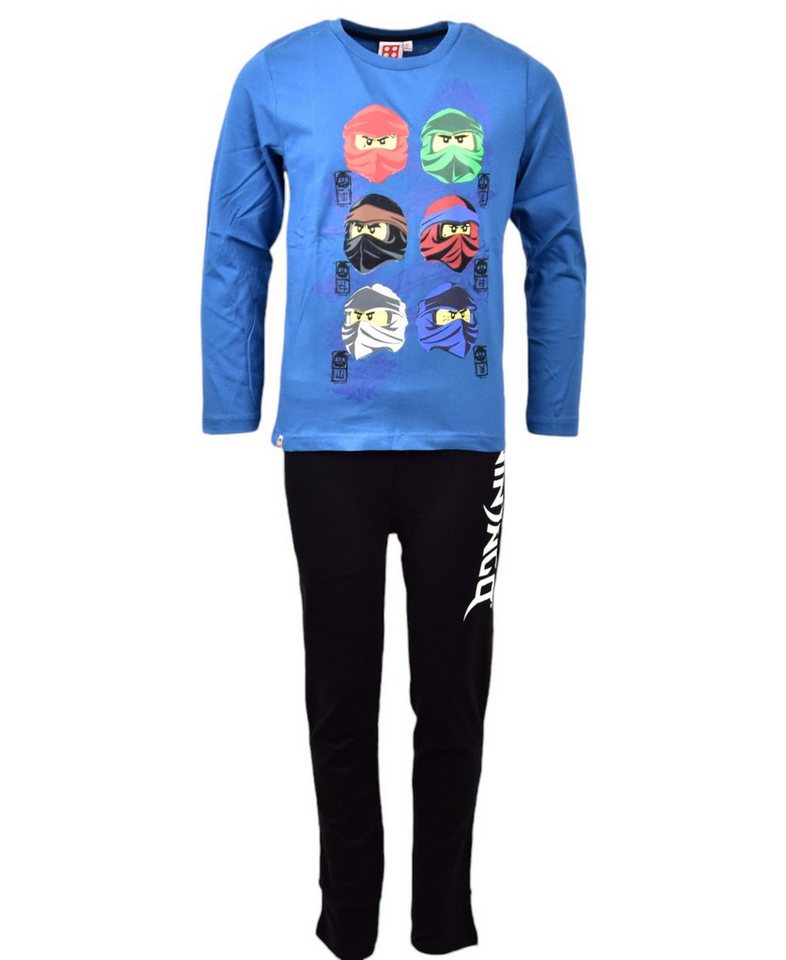 LEGO® Schlafanzug Ninjago (2 tlg) Kinder Pyjama langarm Gr. 98 - 128 cm von LEGO®