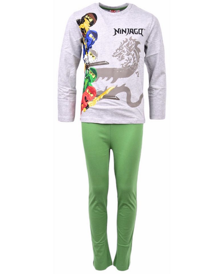 LEGO® Schlafanzug Ninjago (2 tlg) Kinder Pyjama langarm Gr. 98 - 128 cm von LEGO®