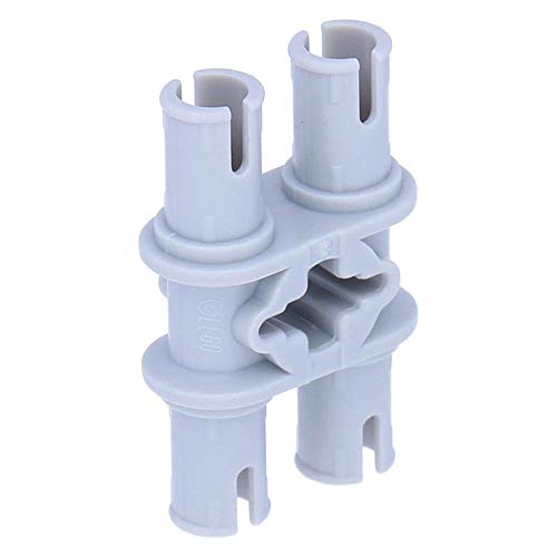 LEGO 5 x Technik, Pin Doppelt mit Achsloch Hellgrau (Neu) von LEGO
