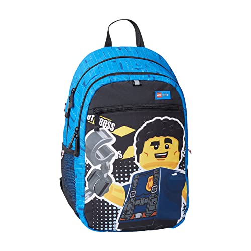 LEGO -GPL20222-2205 Schulrucksack City, blau (GPL Bags GPL2022-2205) von LEGO