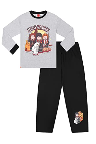 LEGO Harry Potter Hogwarts Langes Pyjama-Set (6–7 Jahre), Grau von LEGO