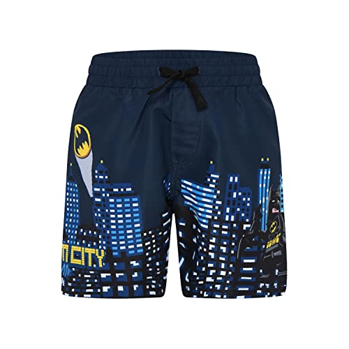 LEGO Jungen Batman Badeshort Lwalex 313 Boardshorts, 590 Dark Navy, 140 EU von LEGO