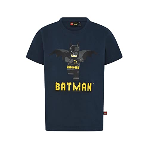LEGO Jungen Batman Lwtaylor 314 T-Shirt, 590 Dark Navy, 146 EU von LEGO