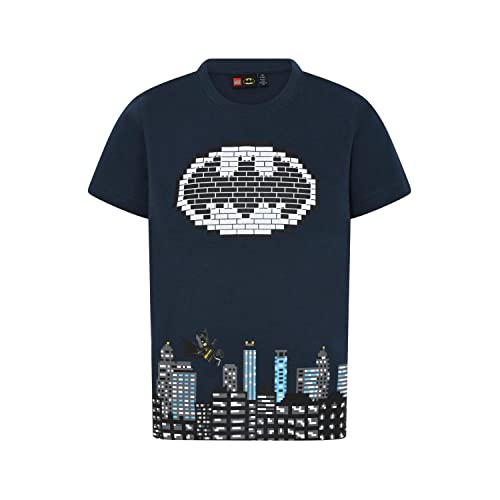 LEGO Jungen Batman Lwtaylor 316 T-Shirt, 590 Dark Navy, 152 EU von LEGO