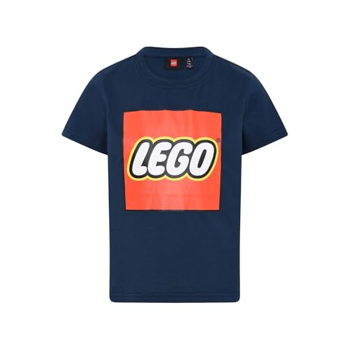 LEGO Jungen LWTAYLOR 601-T-SHIRT S/S T-Shirt,Dark Navy, 104 von LEGO