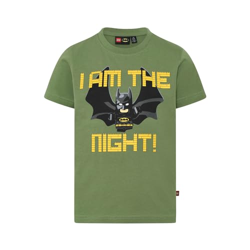 LEGO Jungen LWTAYLOR 606-T-SHIRT S/S T-Shirt,Dark Khaki, 140 von LEGO