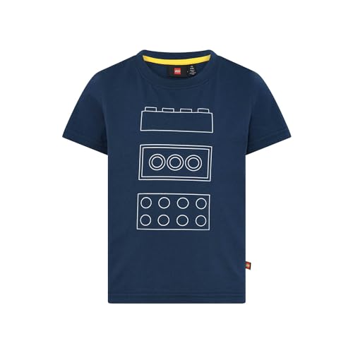 LEGO Jungen LWTAYLOR 627-T-SHIRT S/S T-Shirt,Dark Navy, 104 von LEGO