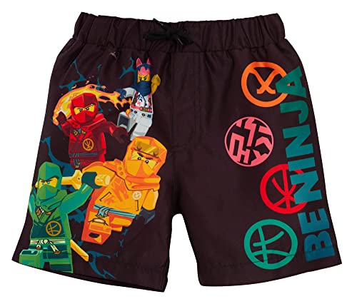 LEGO Jungen Ninjago Badeshorts Kinder Badehose Boardshorts Urlaub Strand Pool Bademode von LEGO