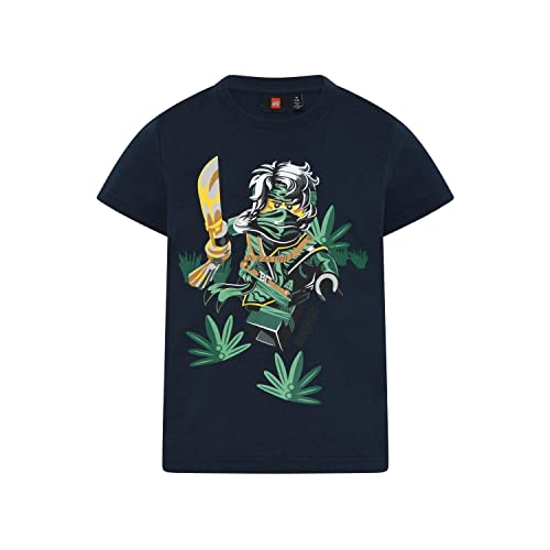 LEGO Jungen Ninjago Lloyd Lwtaylor 327 T-Shirt, 590 Dark Navy, 92 EU von LEGO