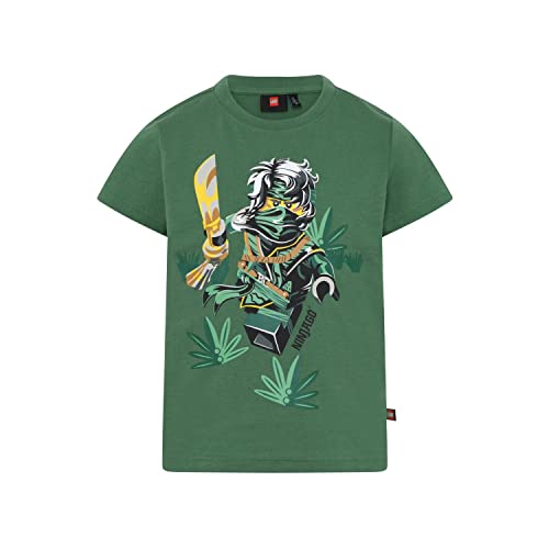 LEGO Jungen Ninjago Lloyd Lwtaylor 327 T-Shirt, 884 Dark Green, 104 EU von LEGO