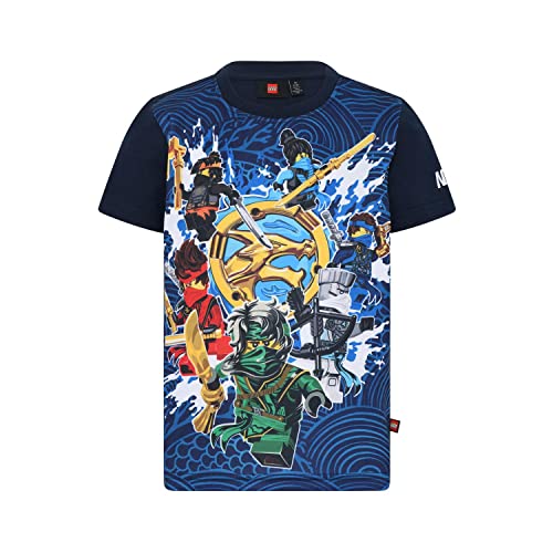 LEGO Jungen Ninjago Lwtaylor 323 T-Shirt, 557 Blue, 104 EU von LEGO