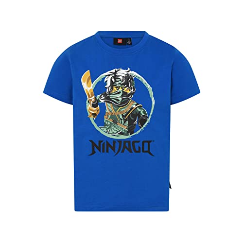 LEGO Jungen Ninjago Lwtaylor 326 T-Shirt, 557 Blue, 98 EU von LEGO