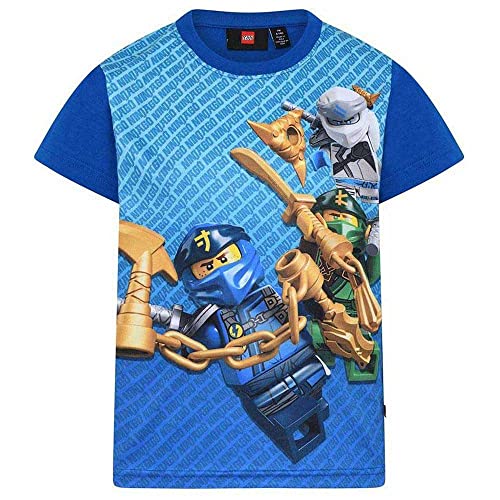 LEGO Jungen Ninjago Lwtaylor 329 T-Shirt, 557 Blue, 146 EU von LEGO