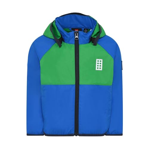 LEGO Unisex Jungen Regenjacke Windjacke 5.000 Wassersäule Atmungsaktiv Winddicht LWJochy 206 Jacke, 557 Blue, 116 von LEGO