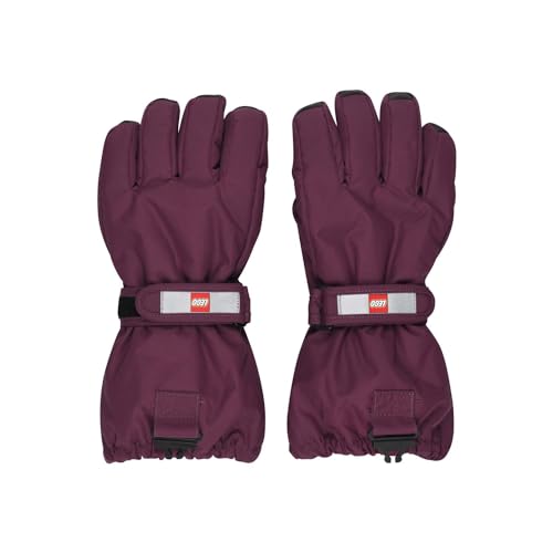 Kabooki Unisex LWATLIN 700-GLOVES W/MEM. Fäustlinge, Bordeaux, 158/164 von Kabooki