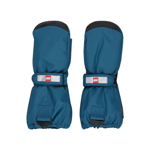 Kabooki Unisex LWATLIN 706-MITTENS W/MEM. Fäustlinge, Blue, 158/164 von Kabooki