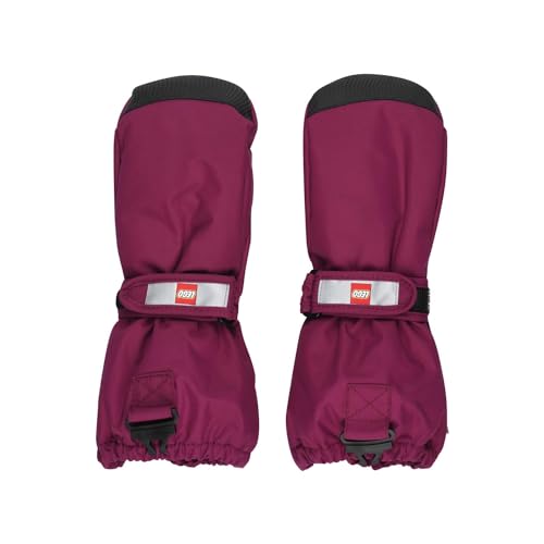 Kabooki Unisex LWATLIN 706-MITTENS W/MEM. Fäustlinge, Bordeaux, 158/164 von Kabooki