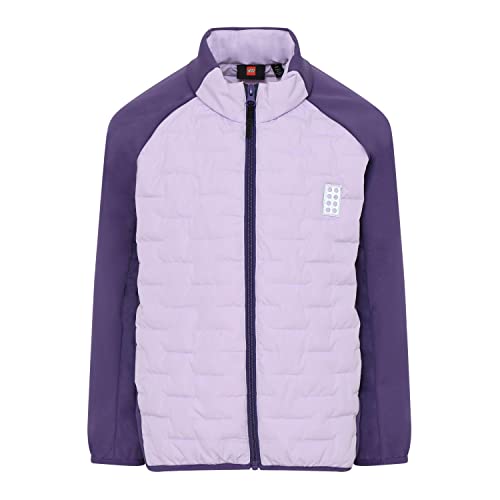 LEGO Mädchen Hybrid Softshell Jacke mit Steppung LWStorm 212 Steppjacke, 604 Medium Purple, 104 von LEGO