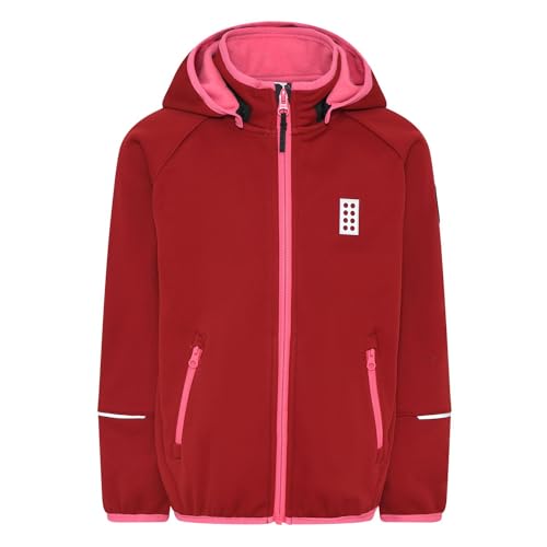 LEGO Wear Mädchen Unisex Softshell 8.000 Wassersäule atmungsaktiv LWSky 764 Shell-Jacke, 368, 140 von Kabooki