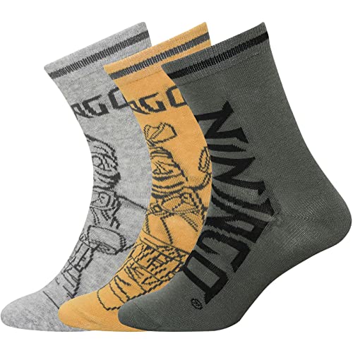 LEGO Ninjago 3er Pack Socken Organic Cotton M12010660 von LEGO