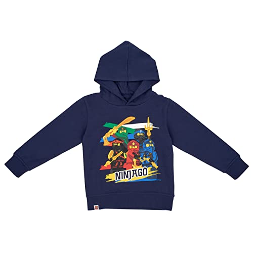 LEGO Ninjago Hoodie Kapuzenpullover Sweatjacke mit Kapuze (134, Lila) von LEGO