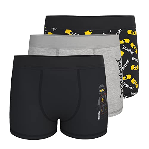 LEGO Ninjago Jungen 3er Pack Unterhosen Boxershorts M12010614 von LEGO