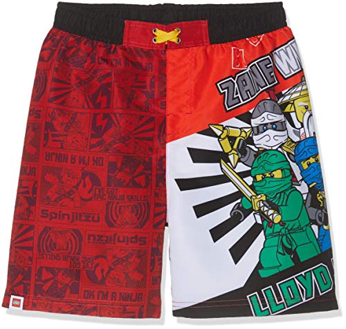 LEGO NINJAGO Jungen 5724 Boxershorts, Rot (Rouge Rouge), 10 Jahre von LEGO