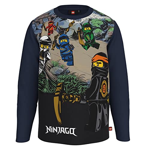 LEGO Ninjago Jungen Langarmshirt All Over Print LWTaylor 115 von LEGO