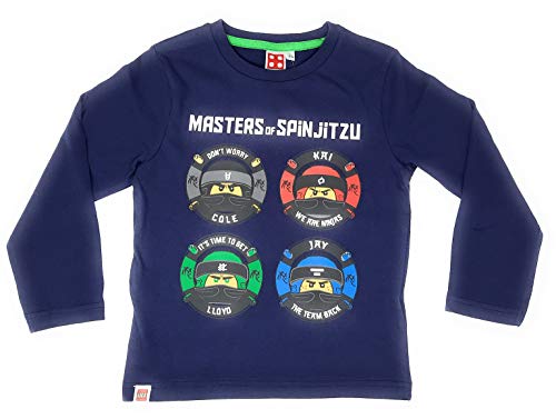 LEGO Ninjago Langarmshirt Jungen (Blau, 104) von LEGO