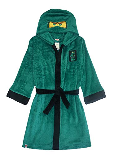 LEGO Ninjago Little/Big Boys Costume Plush Robe, 6/7, Lloyd Green New, 6-7 von LEGO