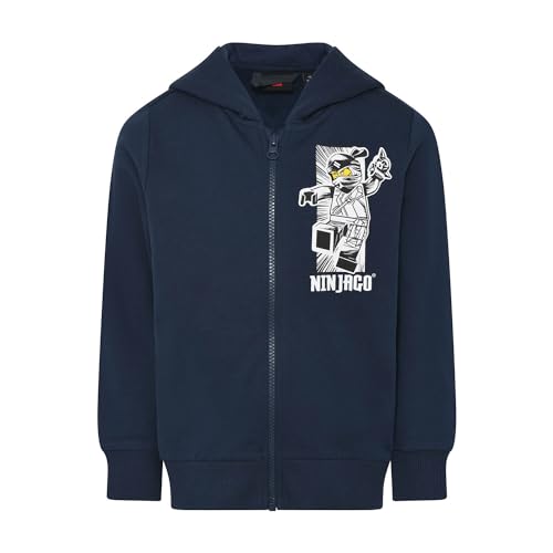 LEGO Ninjago Sweatjacke Jungen mit Kaputze - 100% Baumwolle - LWSTORM 619 von LEGO