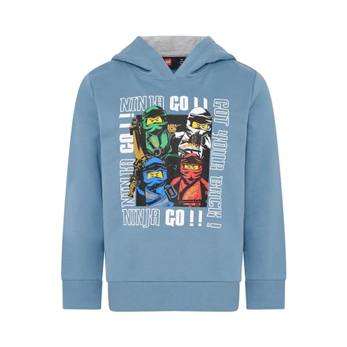 LEGO Ninjago Sweatshirt Jungen mit Kaputze - 100% Baumwolle - LWSTORM 618 von LEGO