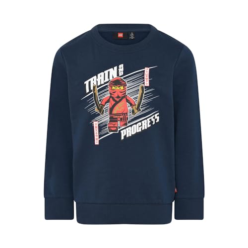 LEGO Ninjago Sweatshirt Jungen ohne Kaputze - 100% Baumwolle - LWSTORM 617 von LEGO