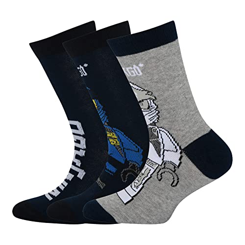 LEGO Ninjago Unisex 3er Pack Socken M12010580 von LEGO