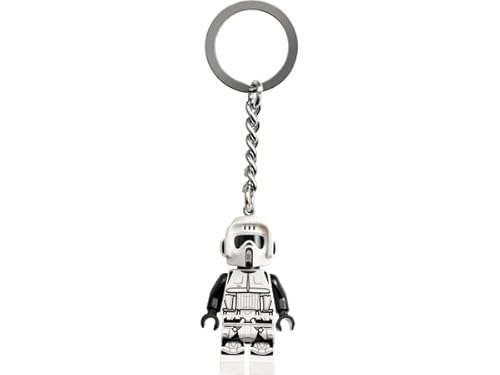LEGO Star Wars Scout Trooper Minifigur Schlüsselanhänger 854246, weiß, S von LEGO