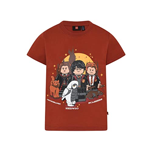 LEGO Unisex Harry Potter Lwtaylor 320 T-Shirt, 352 Dark Red, 116 EU von LEGO