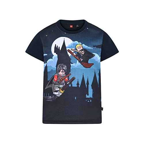 LEGO Unisex Harry Potter Lwtaylor 321 T-Shirt, 590 Dark Navy, 152 EU von LEGO