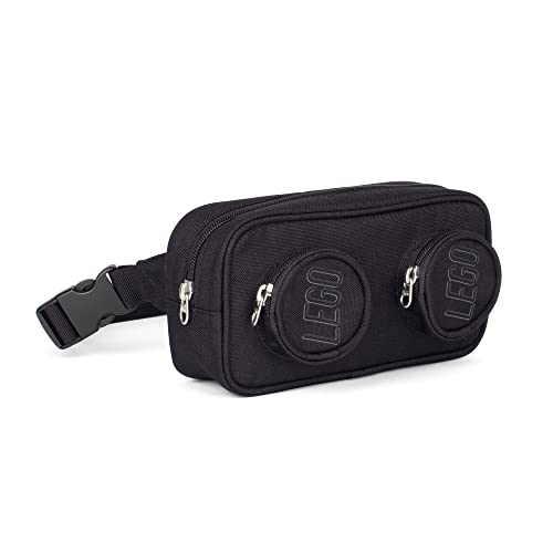 LEGO Unisex Kinder Brick Hip Pack Reisezubehör-Reisebrieftasche, Schwarz von LEGO