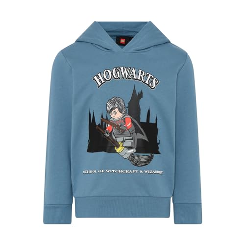 LEGO Unisex Kinder LWSTORM 712-SWEATSHIRT Sweatshirt, Dusty Blue, 146 von LEGO