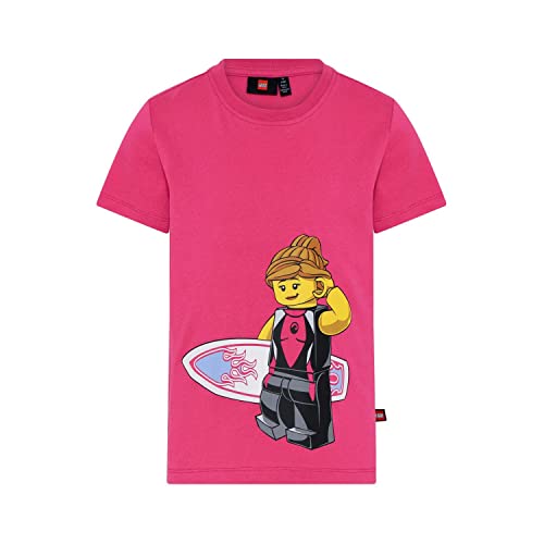 LEGO Unisex Mädchen Surfen Lwtaylor 311 T-Shirt, 432 Lilac Rose, 104 EU von LEGO