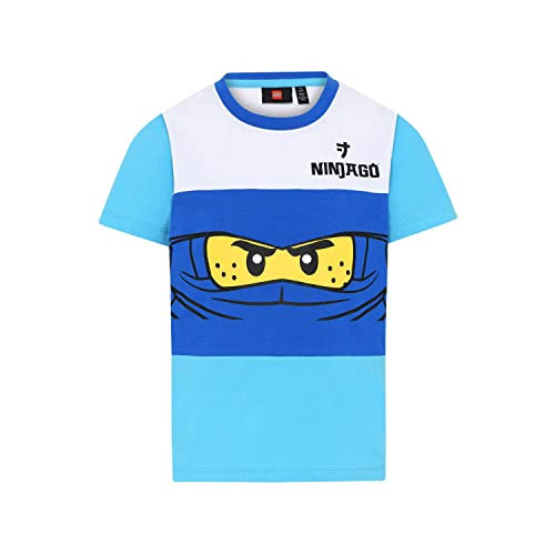 LEGO Unisex Ninjago Jungen Lwtaylor 308 T-Shirt, 557 Blue, 140 EU von LEGO