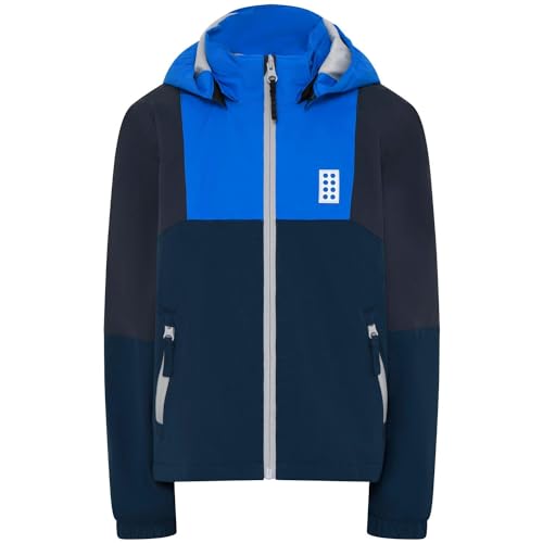 LEGO Unisex 8.000 Wassersäule Fully Taped Atmungsaktiv Winddicht LWJochy 200 Regenjacke, 557 Blue, 104 von LEGO