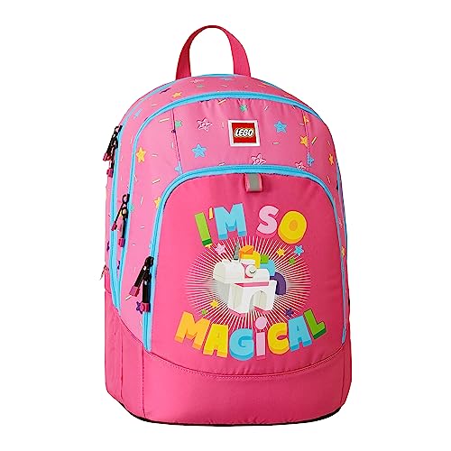 LEGO Unisex Round Schulrucksack rund, Rosa von LEGO