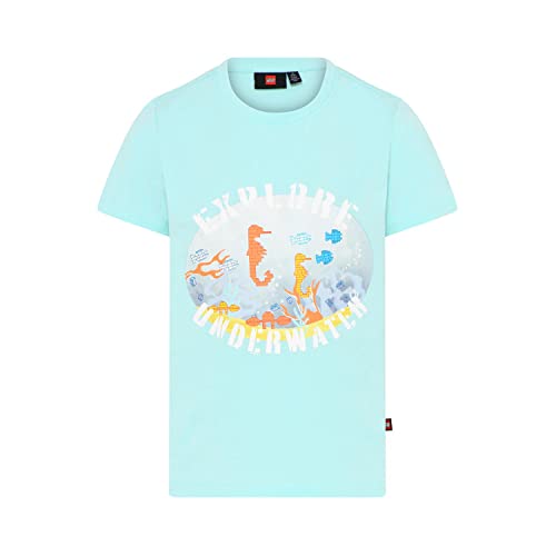 LEGO Unisex Unterwasser Lwtaylor 309 T-Shirt, 718 Light Turquise, 116 EU von LEGO