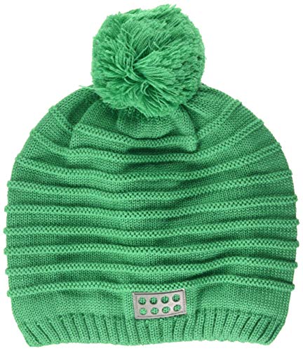 LEGO Wear Jungen Unisex LWALFRED 722 - Strickmütze Mütze,per Pack Grün (Green 866),51 (Herstellergröße:48) von LEGO