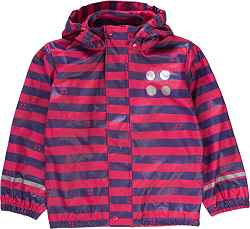 LEGO Wear Mädchen Jamaica Regenjacke, Mehrfarbig (Red 364), 6 Jahre EU von LEGO