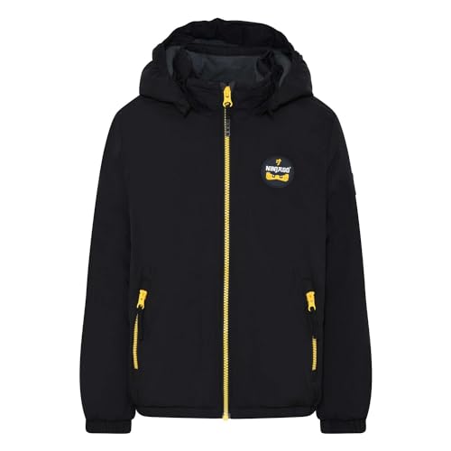 LEGO Wear Unisex Kinder Wear Ninjago Winterjacke 3.000 Wassersäule Atmungsaktiv Lwjebel 601 Jacke, 995, 104 EU von LEGO